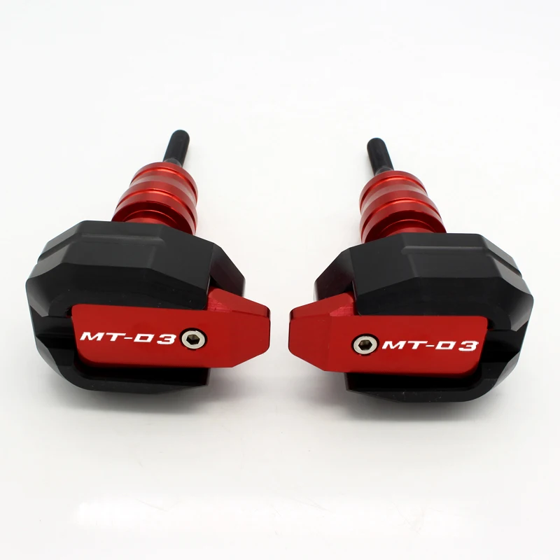 red MT-03 Подходит для YAMAHA MT-03 MT-25 YZF-R3 YZF-R25 YZF R3 YZF R25 защита от падения рамки ползунок защита обтекателя противоаварийная панель протектор - Цвет: red MT-03