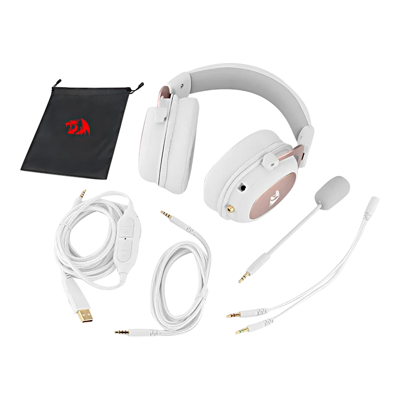Redragon H510 Zeus Wired Game Headphone 7 1 Surround Stereo Memory Foam Ear Pad Removable Microphone For PC PS4 and Xbox One