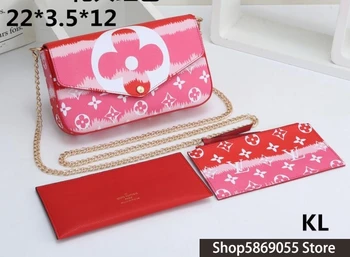 

Luxury Leather Handbags Women Bags Designer Brand Women's Shoulder Bags Large Capacity Ladies Hand Bags L399 Louis Vuitton LV-