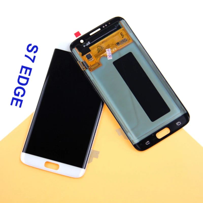Для SAMSUNG GALAXY S7 edge ЖК-экран G935 G935F G935A G935T G935FD ЖК-дисплей сенсорный экран дигитайзер s7 edge ЖК G935F