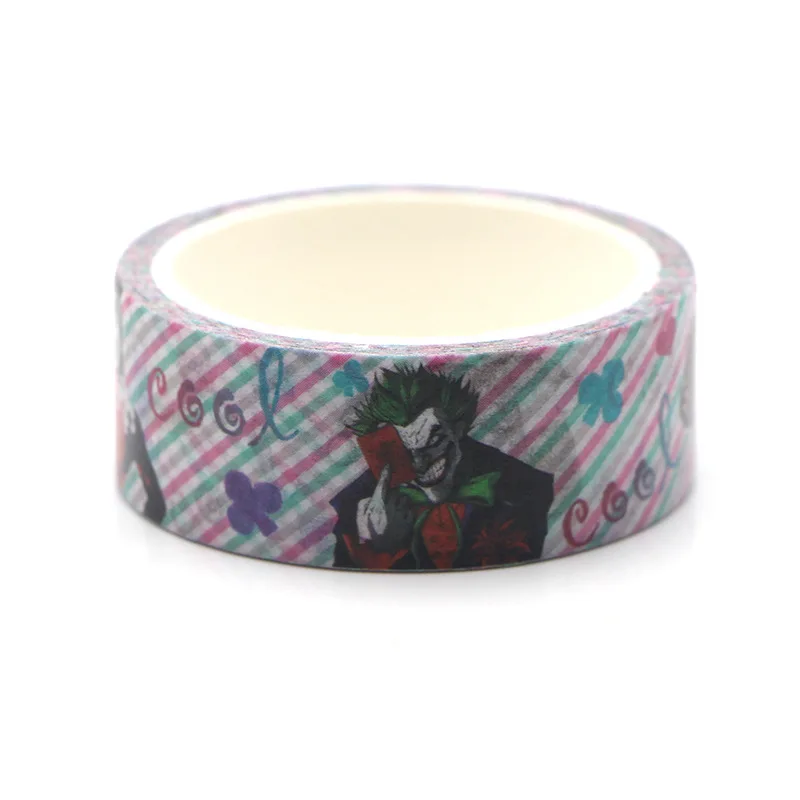

2pcs/lot Suicide Squad Hand Account Washi Tape Album Diary Decoration DIY Colorful Tape Stationery Adhesive Tape AT2816