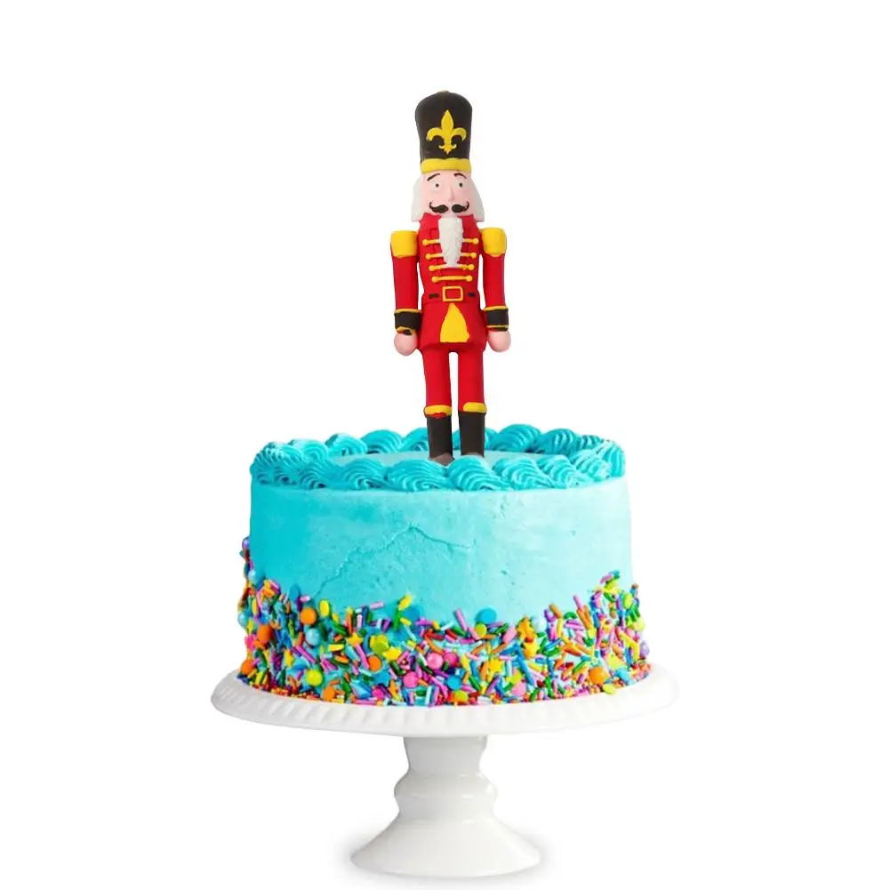 

Silicone Mold Cake Decoration Nutcracker Crafts Soap Mould DIY Cake Fudge Chocolate Making Baking Tools