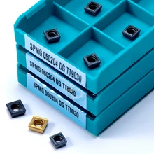 SPMG050204 SPMG060204 SPMG07T308 SPMG090408 SPMG110408 SPMG140520 DG TT9030/TT9080 10 Peças De Lâminas De Metal Duro