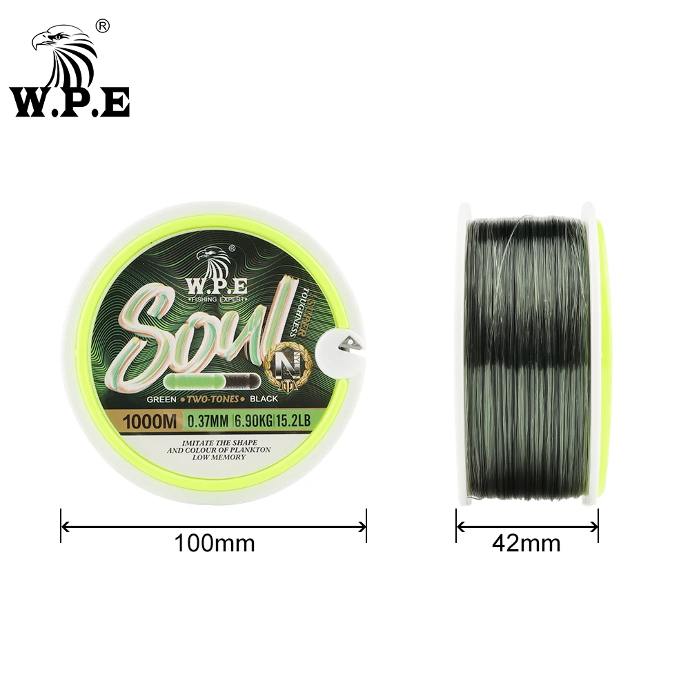 W.p.e 1000m Nylon Fishing Line 0.28mm-0.40mm 11.3lb-25lb Monofilament  Fishing Line Carp Fishing Feeder Fly Fishing Wire Tackle - Fishing Lines -  AliExpress