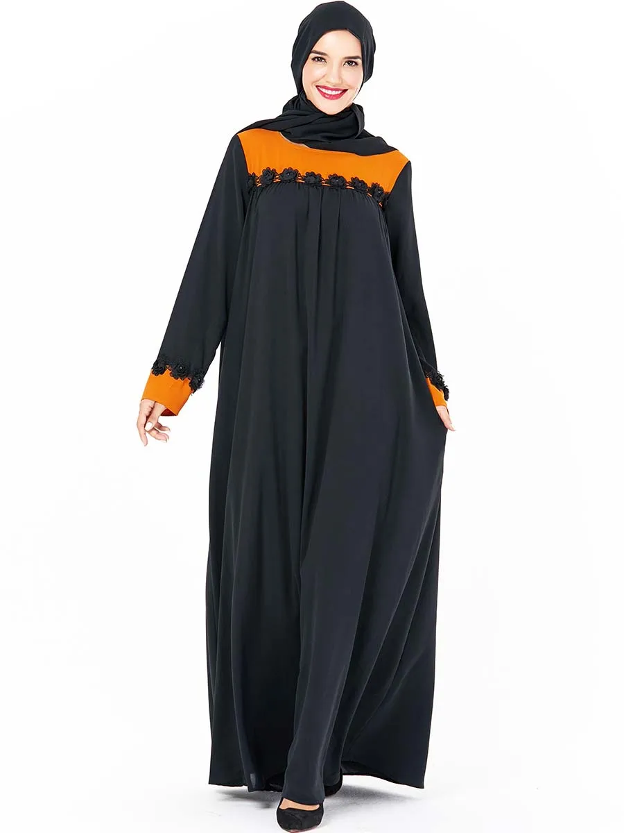BNSQ abaya Дубайский Мусульманский платье хиджаб абайя для женщин марокканский кафтан турецкие платья молитва Исламская одежда халат Femme Om