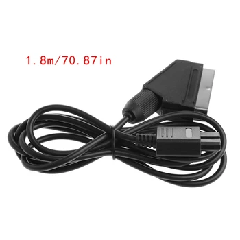 

1.8M/6FT Scart Cable AV TV Video For Nintendo SNES Gamecube N64 NGC Console LX9A
