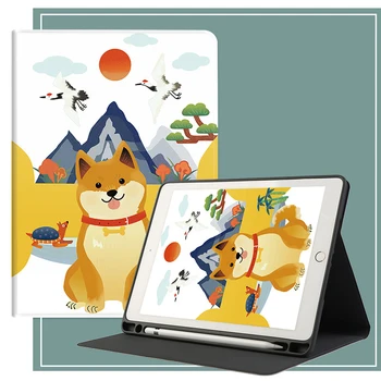 

10.2-in iPad 2019 Flip Case Cartoon For iPad Mini 5 4 Pro 2020 Tablet Case Cover Auto Sleep Wake For iPad Air 2 iPad Protective