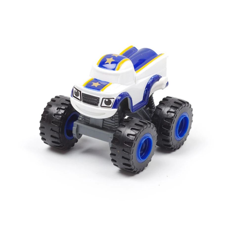 6 Style Machinery Toys Car Russian Miracle Crusher Truck Figure Blaze Monster Diecast Toy Mountain Vehicle Inertia Car Kids Gift