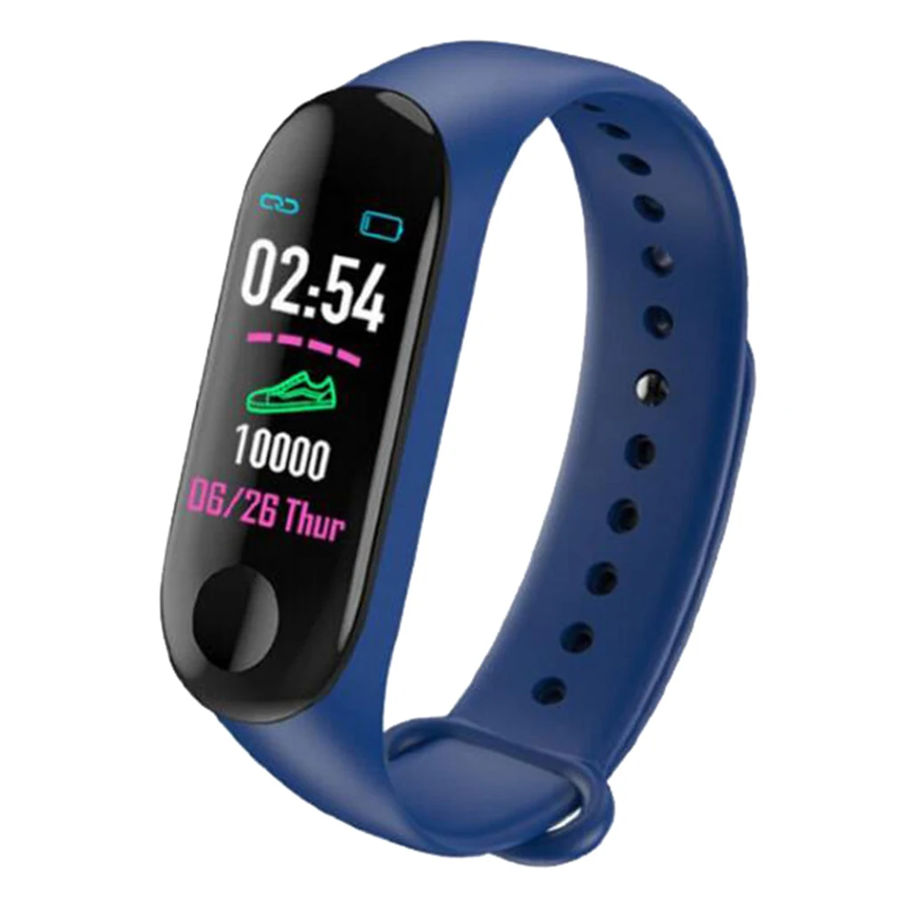 

M3 Smart Band Smartband Heart Rate Blood Oxygen Fitness Sleep Monitor Pedometer Smartband Call Message Reminder Wristband Watch