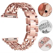 Stainless Steel Band For Apple Watch Series 5 4 3 2 Band 38mm 42mm 40mm 44mm strap wristband Metal Band for iWatch 5 4 3 2
