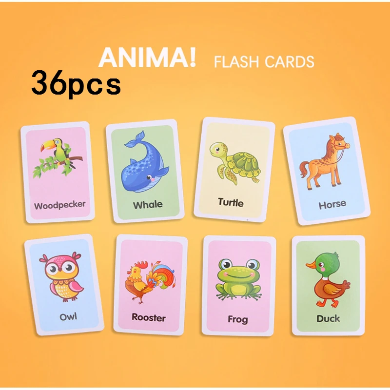 Baby Toys Montessori Cognitive Cards Toy for Kids Learning Education Fruit/Animal/Time/Letter/Shape Cards Books Educational Toys Baby Toys Montessori Cognitive Cards Toy for Kids Learning Education Fruit/Animal/Time/Letter/Shape Cards Books Educational Toys