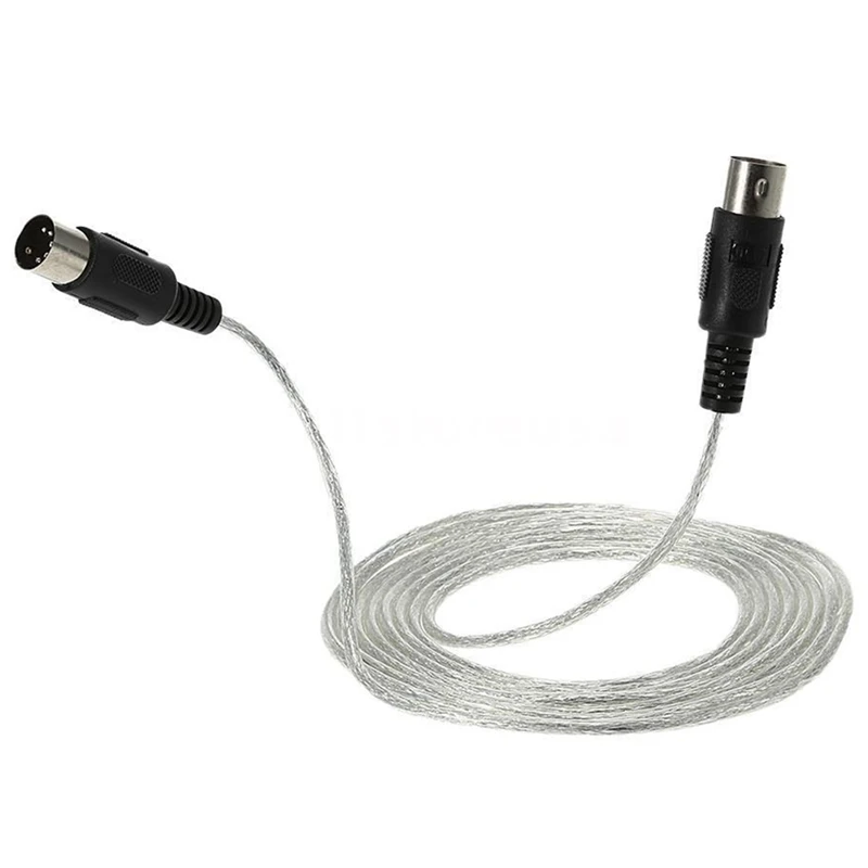 

9.8FT Midi Male to Male DIN 5-Pin Music Instrument Extension Cable Connector