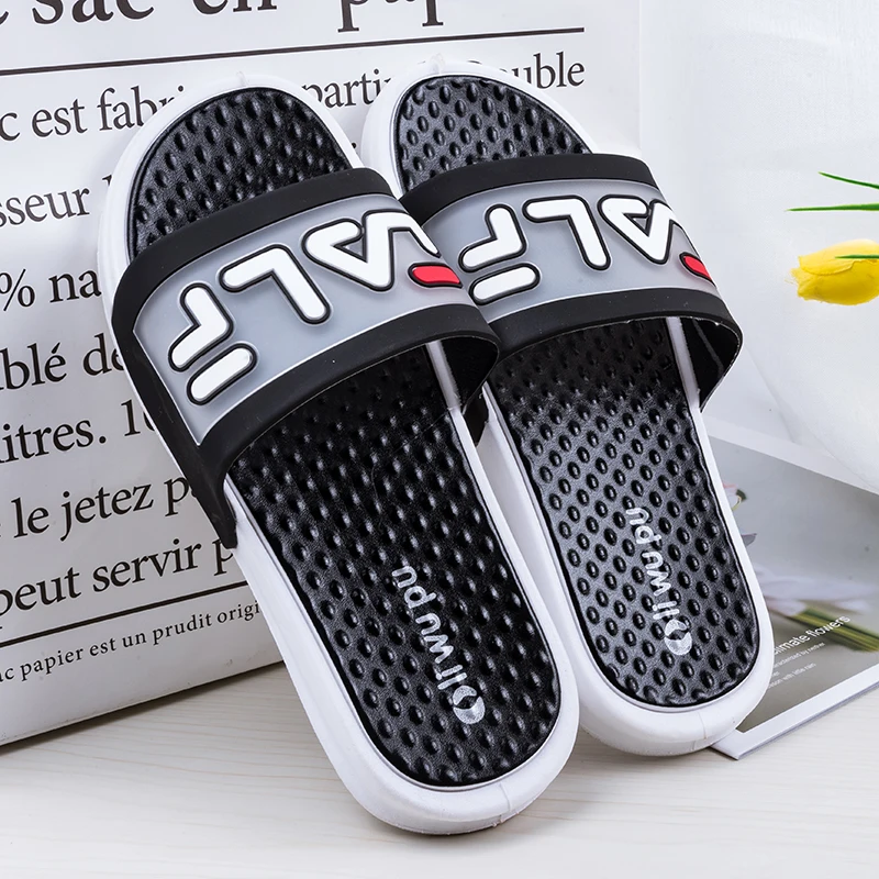 EMOSEWA/Новинка Летние Тапочки для ванной в стиле унисекс Брендовые мужские пляжные