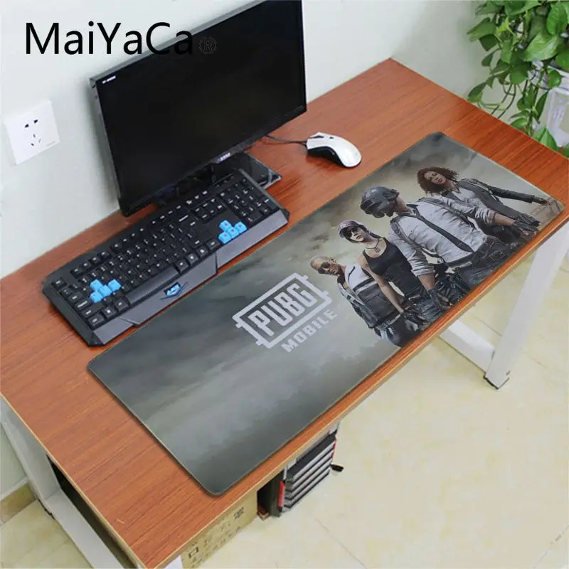Lock Edge 40X90cm Игровой коврик для мыши MaiYaCa неизвестное поле боя pubg, Настольный коврик для мыши с клавиатурой, Аниме Коврик для мыши для геймера, скоростная версия, Настольный коврик для ноутбука - Цвет: Lock Edge 40X90cm
