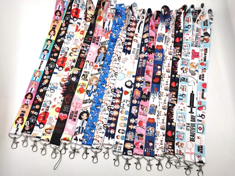 Новый 20 шт. с принтом медсестры шейный ремешок Мобильный телефон брелок