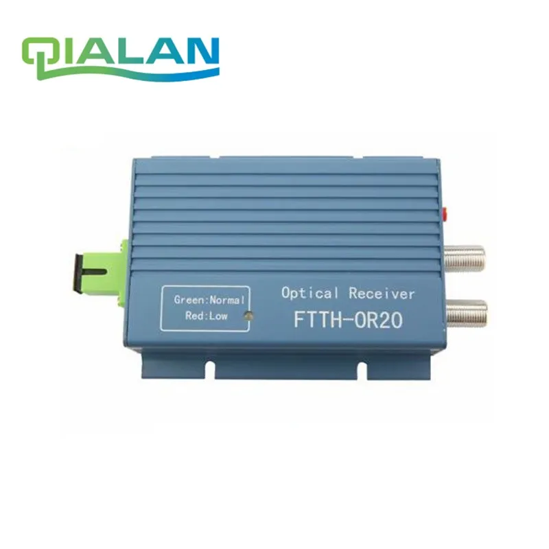 

CATV Receiver FTTH AGC Micro SC APC Simplex Connector with 2 output port for PON FTTH OR20 CATV Fiber Optical Receiver