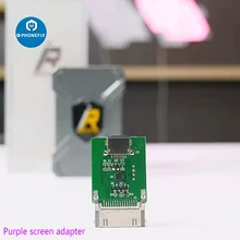 Adaptador de tela roxa para irepair p10 magico diag ferramenta mini dfu caixa para ipad 2/3 disco rígido sn leitura escrita sem desmontagem
