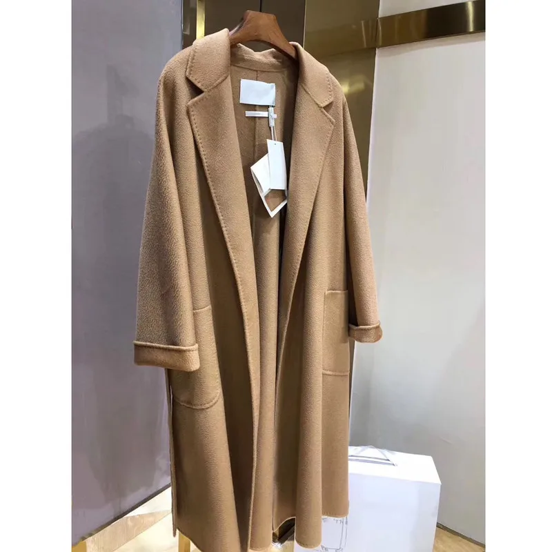 

20190925005 2019 runway luxury designer Style Winter long cashmere coat