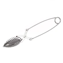 Practical Boutique Strainer / Infuser / tea spoon with Squeeze handle