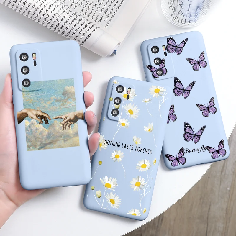 Daisy Flower Case For Huawei P30 P20 P40 Mate 20 Honor 10 Lite Pro 9A 8X 10i 30S P Smart Y6 Y7 Y9 Prime 2019 Fundas Butterfly | Мобильные