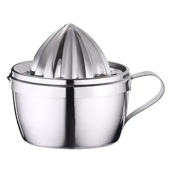 

Stainless Steel Mini Manual Juicer Lemon Orange Lime Squeezer Hand Press Filter