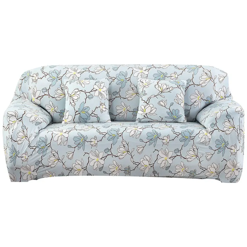 Light Blue Чехлы для дивана, плотный чехол для дивана, все включено, секционный эластичный чехол на весь диван/полотенце, один/два/три/четыре-местный - Цвет: Light Blue