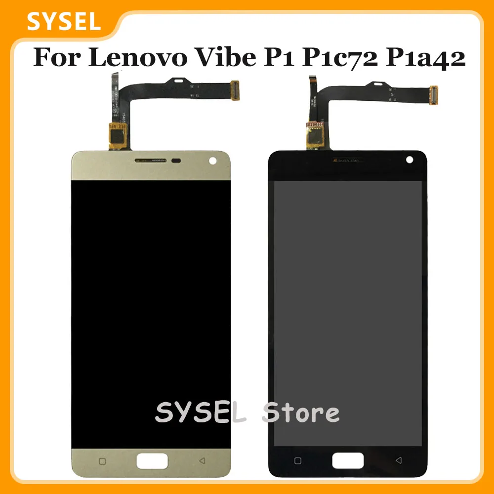 ЖК-дисплей с сенсорным экраном и дигитайзером в сборе для Lenovo Vibe P1 P1c72 P1a42 p1c58