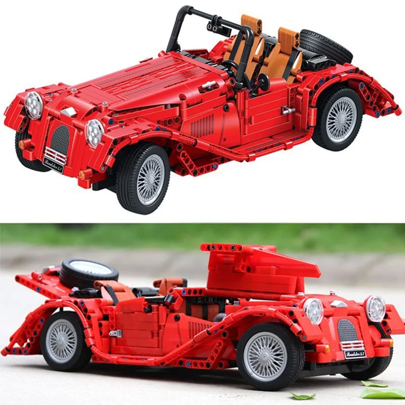 

Building Blocks Fit LegoINGlys 1141Pcs Technic Series Classic Retro Old Convertible Creator Car Toys Kids Adults Christmas Gifts