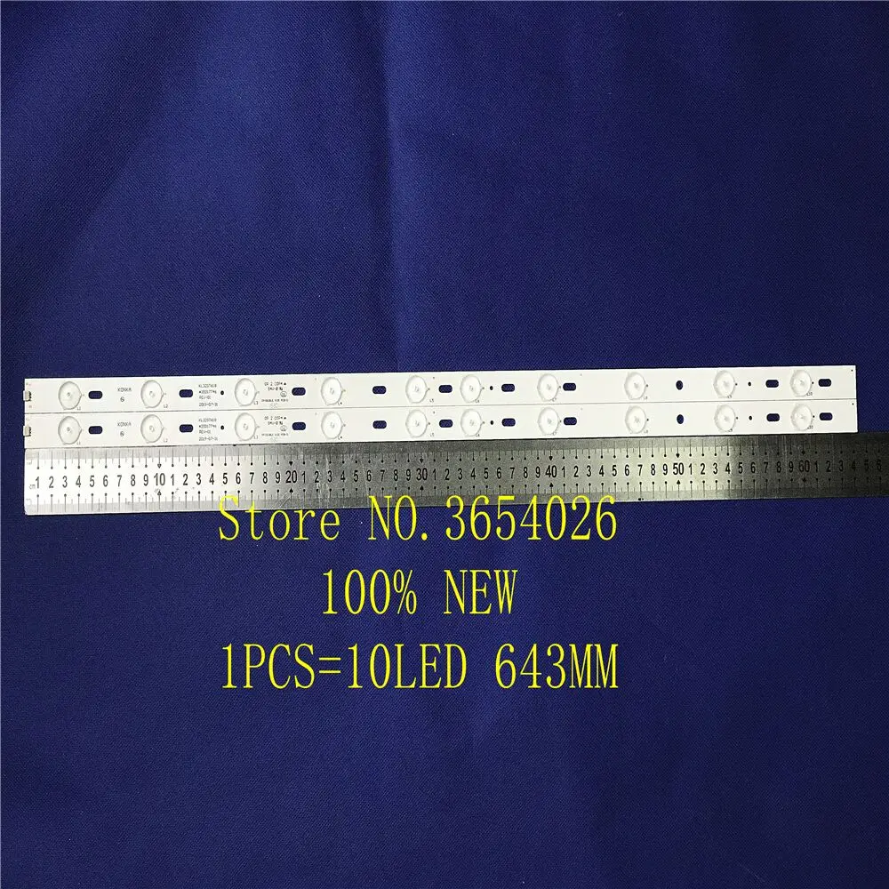 12 шт./лот 100% новая светодиодная подсветка KONKA KL32GT618 35017727 10 светодиодов 64 3 см | Лампы