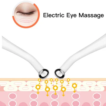 

2in1 Anti Aging Wrinkle Electric Eye Massage Eye Care Patch Relief Micro-current Massage Negative Ion Importing Care Eyes Device