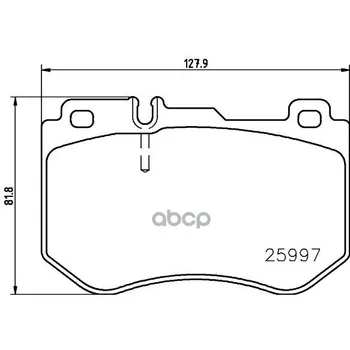 

Brake disc pads front. Mercedes-Benz C-Class (W205) 07/13- / Mercedes-Benz C-class con Brembo item No. p50123