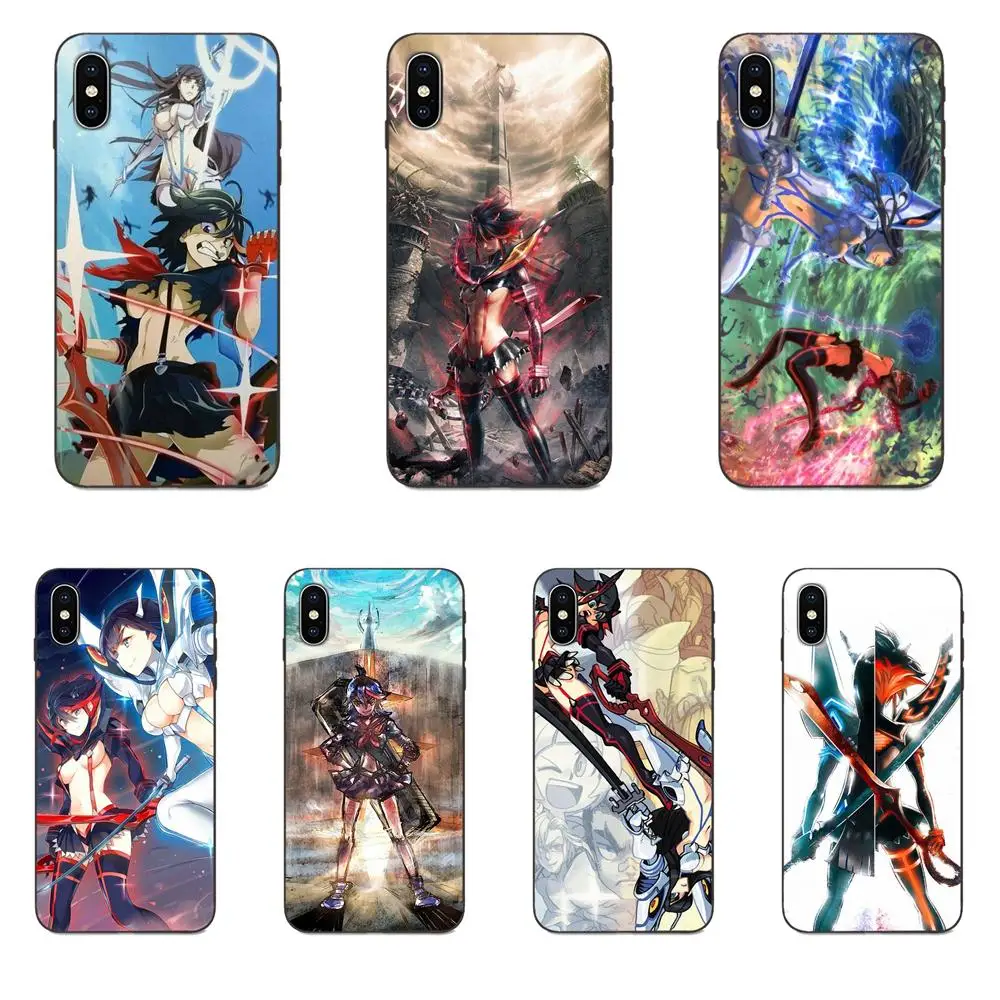 

For Xiaomi Redmi Note 2 3 4 4A 4X 5 5A 6 6A 7 Go Plus Pro S2 Y2 Soft TPU Screen Protector Anime Kill La Kill