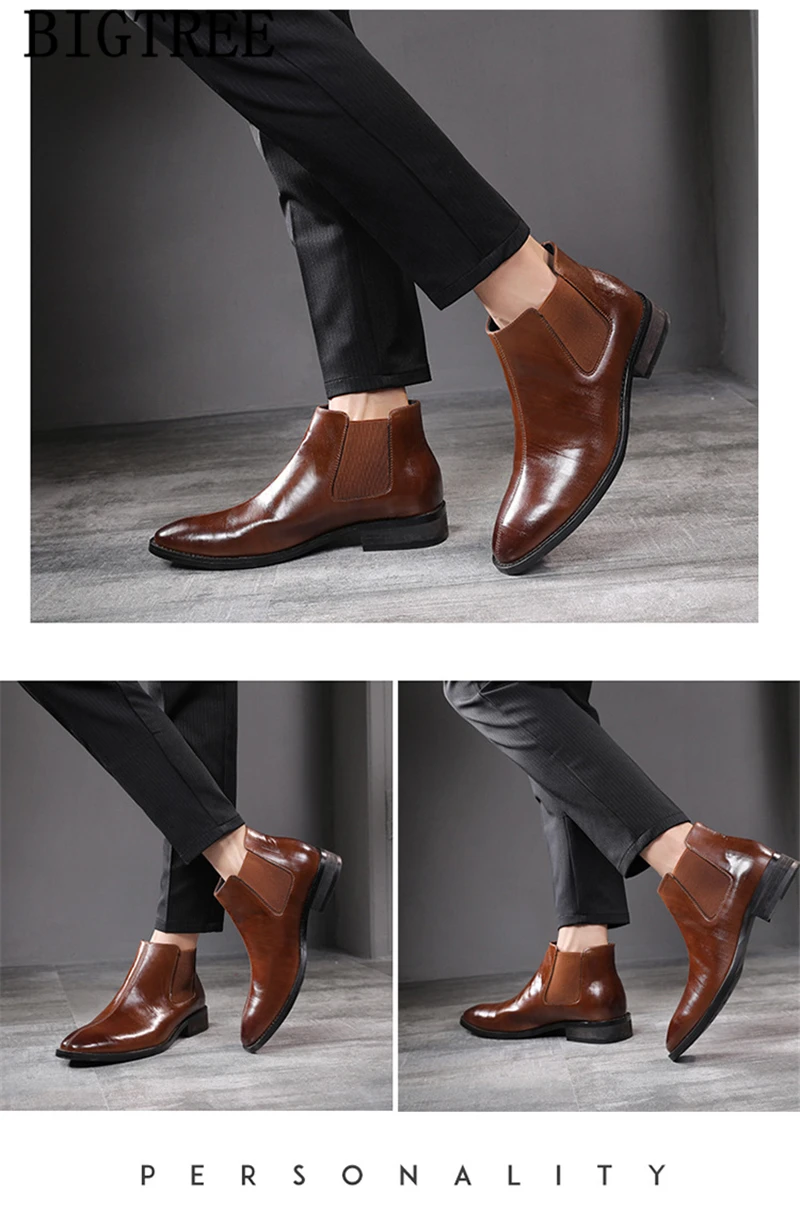 Ботинки «Челси»; мужская модельная обувь; кожаные ботинки; Мужская зимняя обувь; Мужские модельные ботинки; итальянская обувь; Брендовая обувь; chaussure homme buty