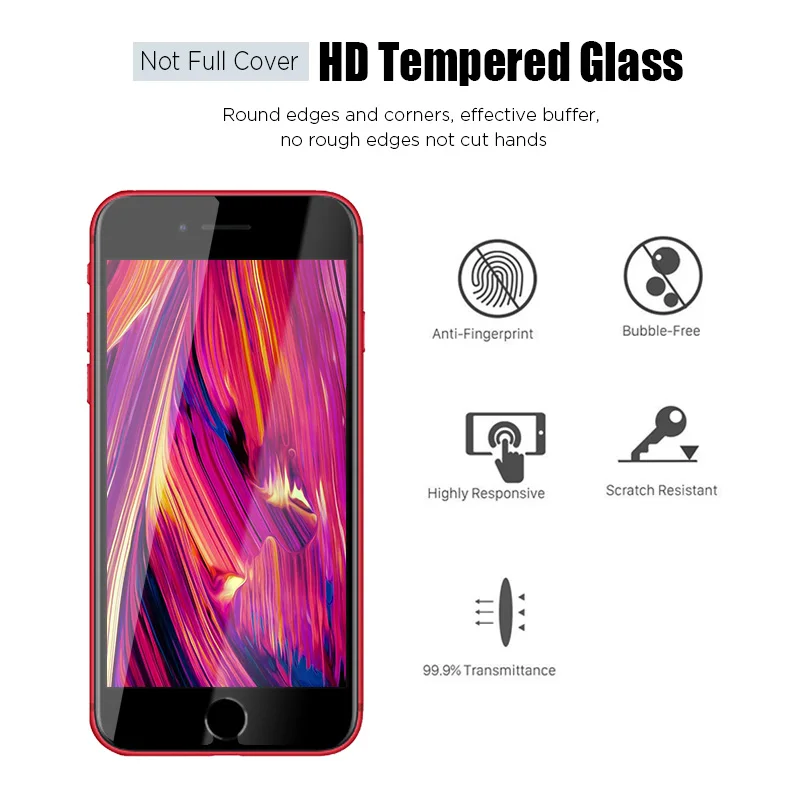 3PCS Tempered Glass for iPhone 12 Pro Max 7 Plus 8 6 6S For iPhone 12 11 Pro X XR XS MAX Mini Screen Protector Glass mobile tempered glass