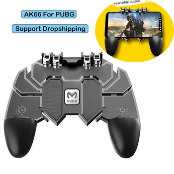 

For PUBG AK66 Six Finger All-in-One Mobile Game Controller Free Fire Key Button Joystick Gamepad L1 R1 Trigger for PUBG NOW