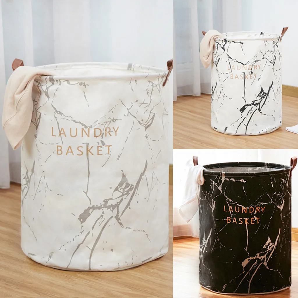 Extra Large Household Laundry Bucket Canvas Sheets Toy Storage Bag