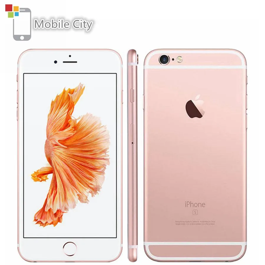 Оригинальный Apple iPhone 6S Plus iOS двухъядерный 16 Гб/64 Гб/128 Гб ПЗУ 5 дюйма камера 12 МП