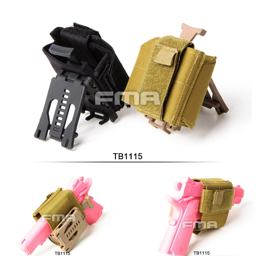 

Tactical Gear FMA Universal Pistol MOLLE&Belt System Holster Hunting Gun Case Glock/1911 Bag Airsoft Accessories Military Holder