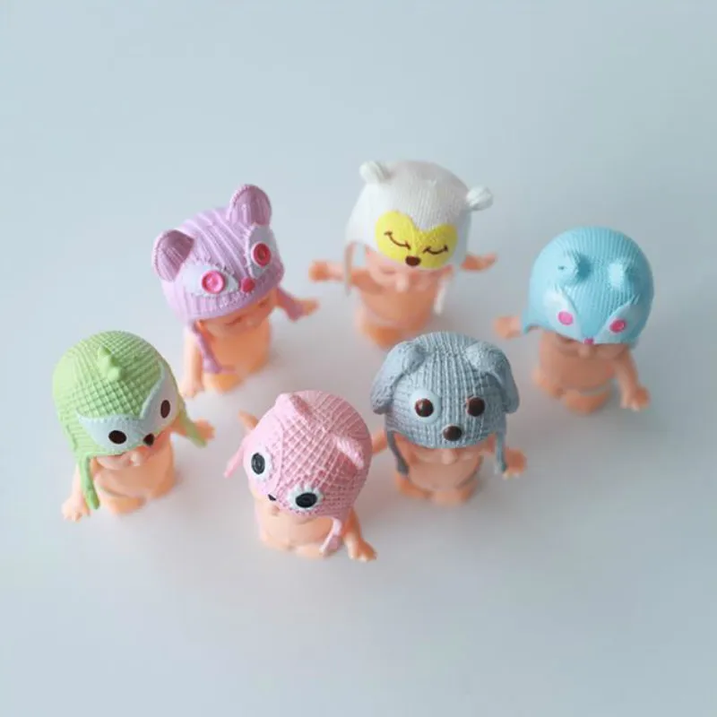 6 шт./лот, японская Милая мультяшная кукла, милая ПВХ кукла kewpie angel 8,5 см, детские игрушки, коллекция, подарок на день рождения, украшение для дома