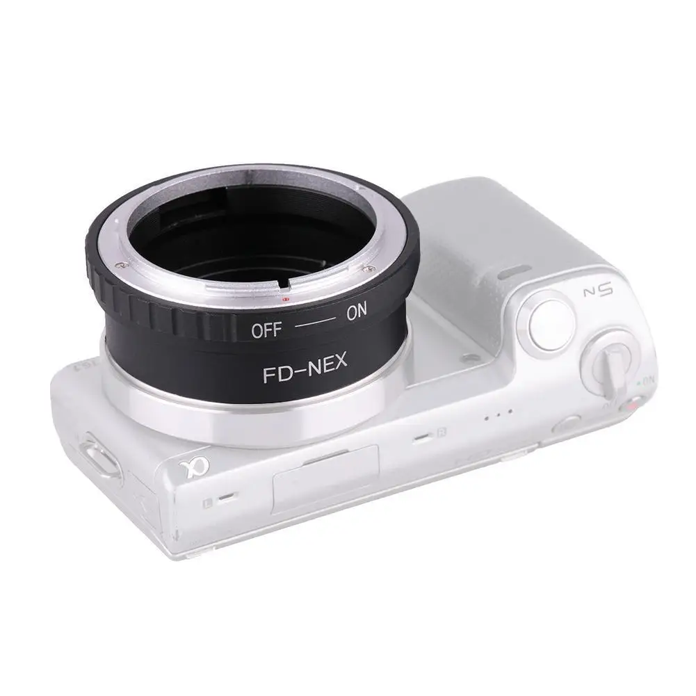 FD-NEX адаптер для объектива Canon FD на E-mount объектив камеры переходное кольцо для sony NEX7 A5000 A5100 A6000 A6300 A6500 A7 A7II A7R A9