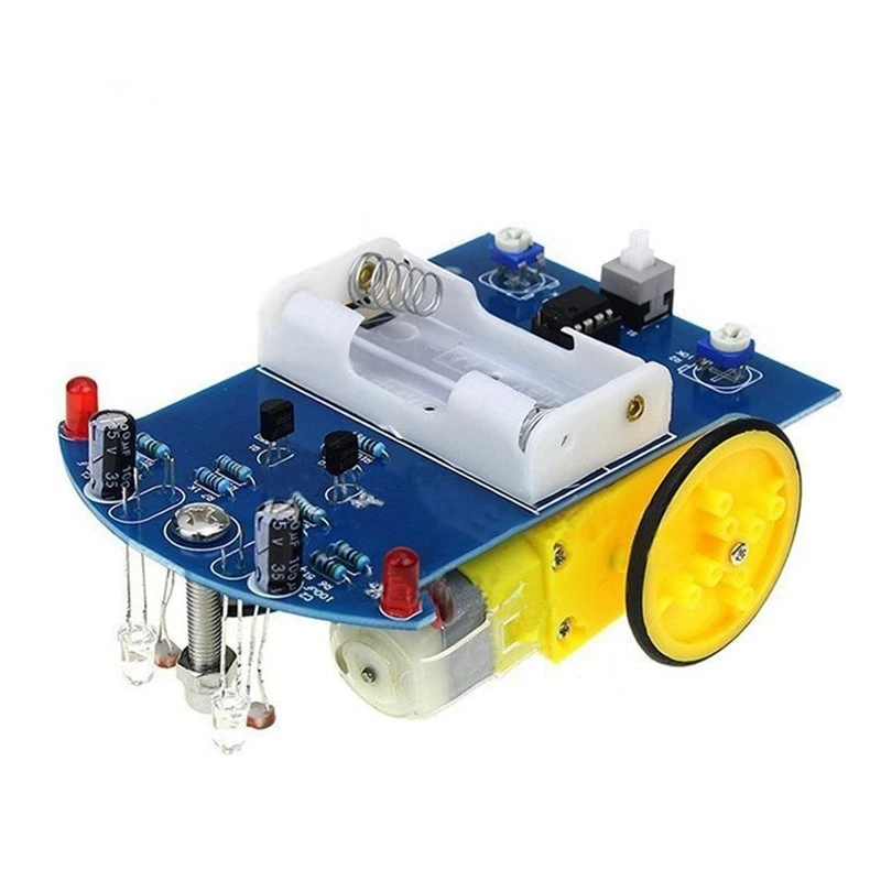 TZT 1/3bag D2-1 Intelligentes Linienverfolgungs-Smart-Car-Kit TT Motor Elektronik DIY-Kit Smart Patrol Automobilteile DIY Elektronik – Detail 6
