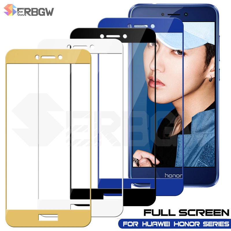 Полное покрытие из закаленного стекла для huawei Honor View 10 20 V8 V9 V10 V20 Защитное стекло для HONOR 8 9 10 20 Lite защита экрана