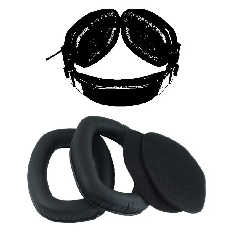 1Pair Soft Foam Earpads Ear Cushion Cover Cup for Koss ESP950 Headphones Headset