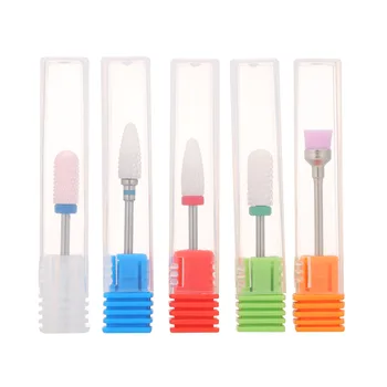 

5pcs/set Ceramic Nail Drill Bits Pedicure & Manicure Drill Bits Replacement Drill Bits for Electric Nail Drill Dead Skin Removal