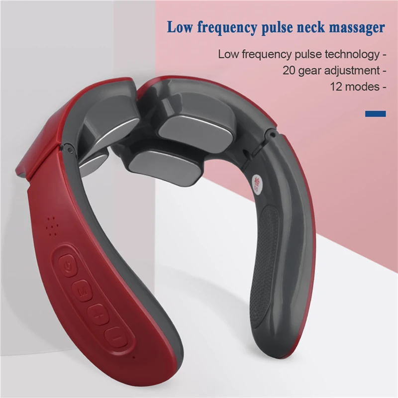 CkeyiN Smart Electric Neck Massager Shoulder Body Massager Low Frequency Magnetic Therapy Pulse Pain Relief Tool Health Care