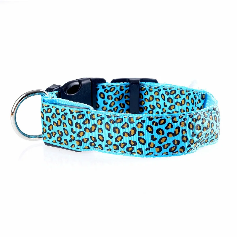 Dog Collar Pet Collar Nylon Dog Collar Led Light Night Safety For Dogs Cats