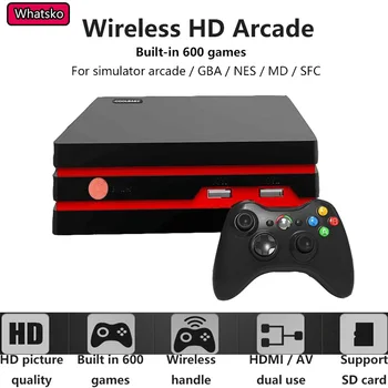 

Whatsko-34 / 93 TV video game console 64-bit for 4K HDMI / AV output USB wireless Bluetooth controller built-in 600 GBA NES MD