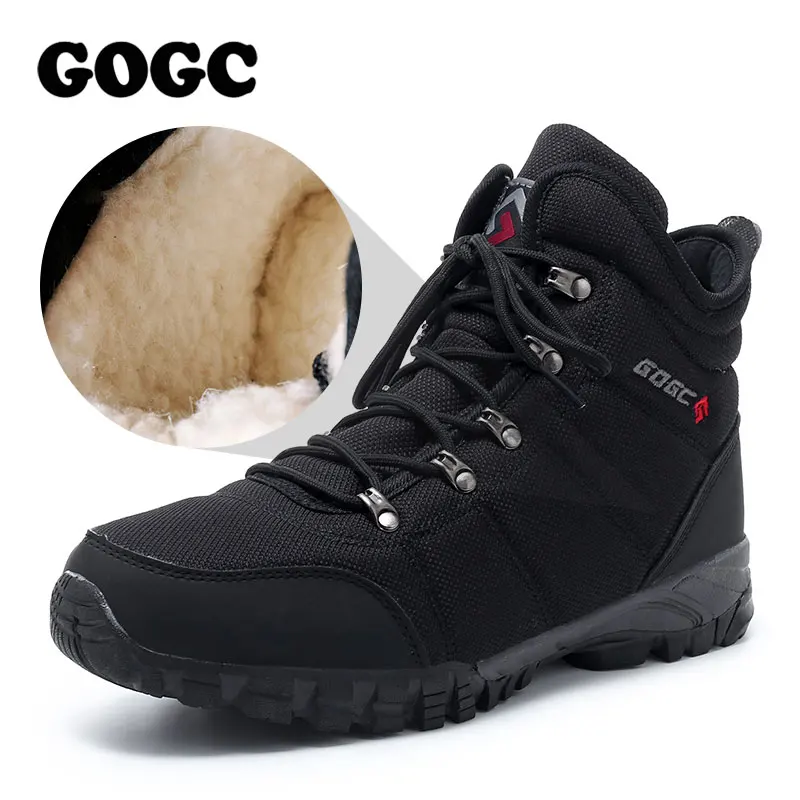 Winter Shoes GOGC Snow-Boots Warm Ankle for Men G9908 Mens