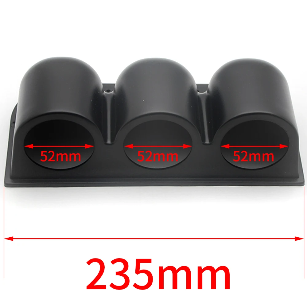 Universal 2" 52mm car gauge pod single double triple car meters holder black for left right drive for 2 inch 52mm gauges car gauge meter gauge holder mount