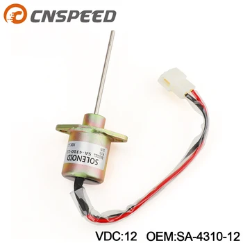 

Easy to Install Fuel Stop Shut Off Solenoid SA-4310-12 for Woodward Engine (Cable Length: 27.5cm / 10.83 inch)